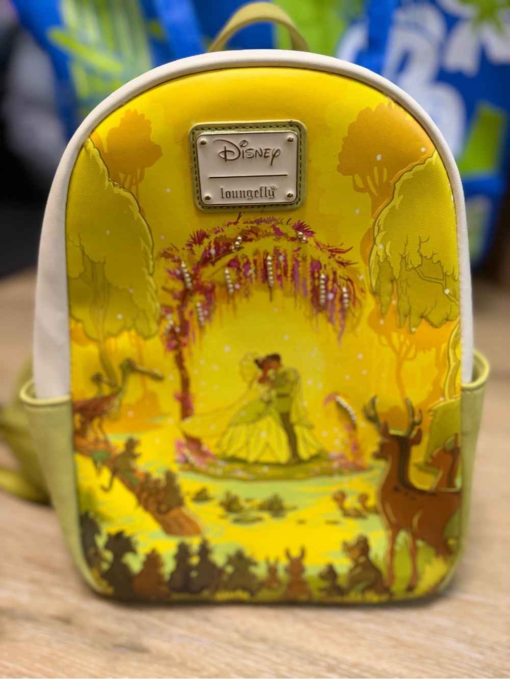 Disney Loungefly Princess & the Frog Tiana & Naveen Mini Backpack